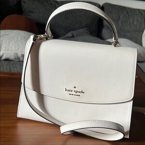*SOLD* Kate Spade Cream Satchel with Structured Design